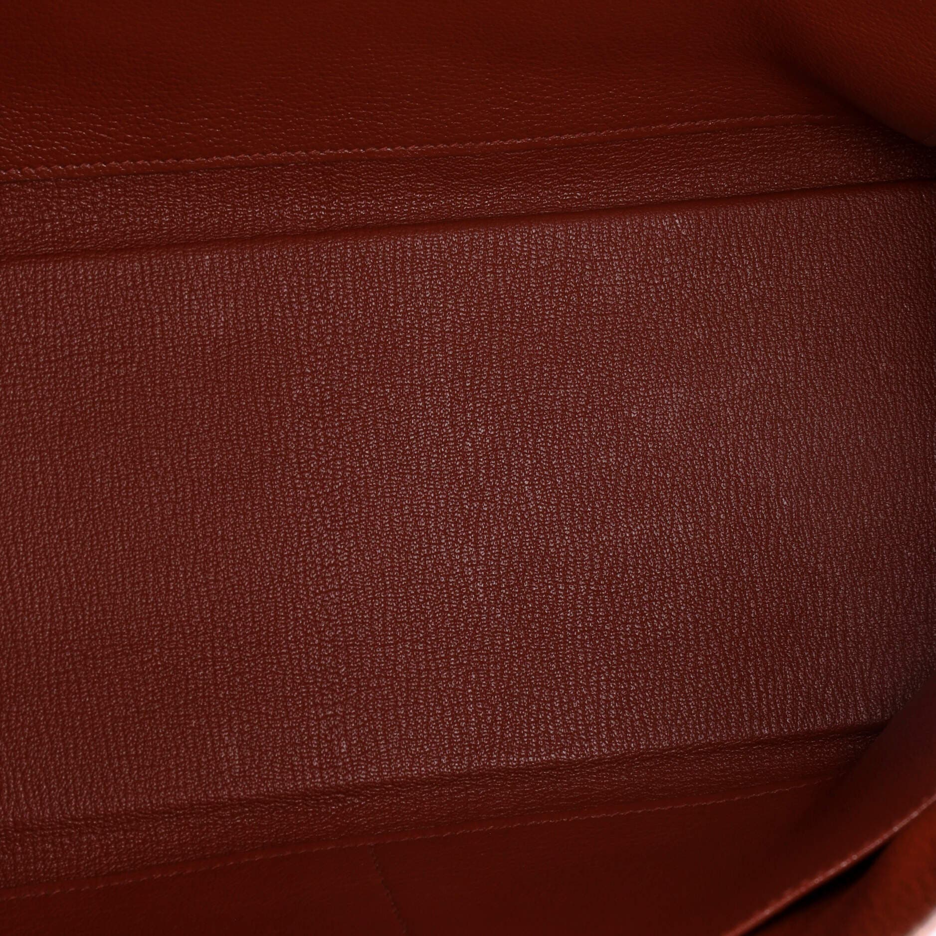 Pre-Owned Hermes Kelly Handbag Brown Clemence with Gold Hardware 35, Alternate, color, Sienne