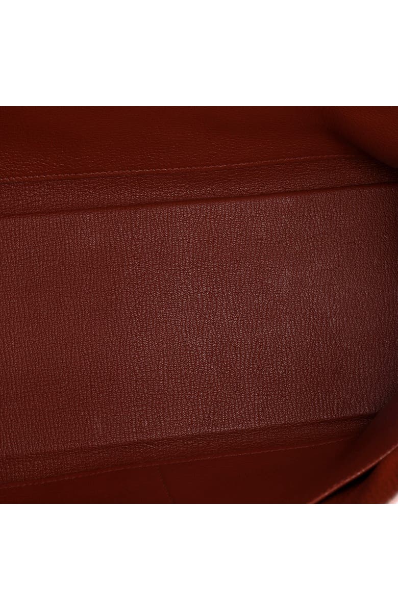 Pre-Owned Hermes Kelly Handbag Brown Clemence with Gold Hardware 35, Alternate, color, Sienne