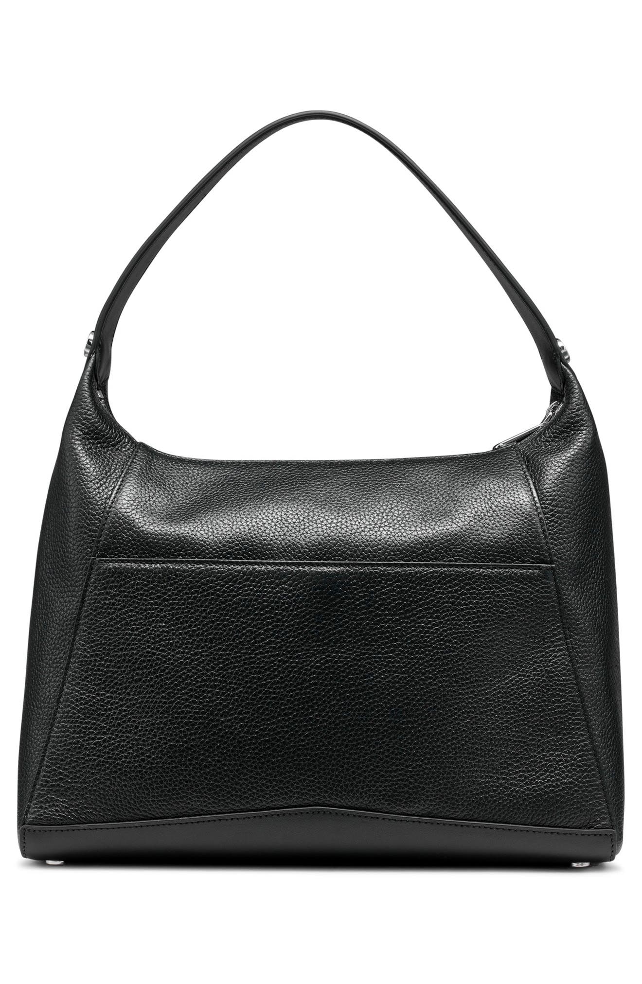 KARL LAGERFELD PARIS Lunette Hobo Leather Bag, Alternate, color, 
