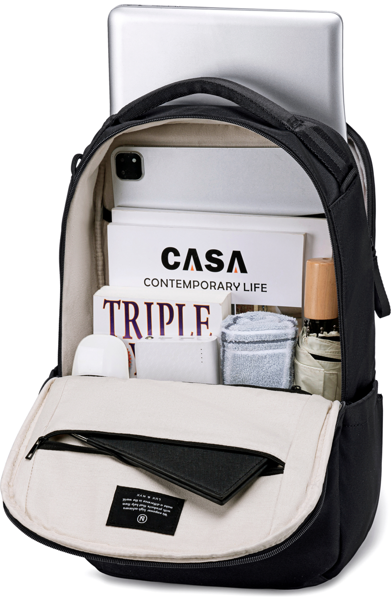 Lux and Nyx Purpose 16-Inch Laptop Work Bag for Women, Alternate, color, Black