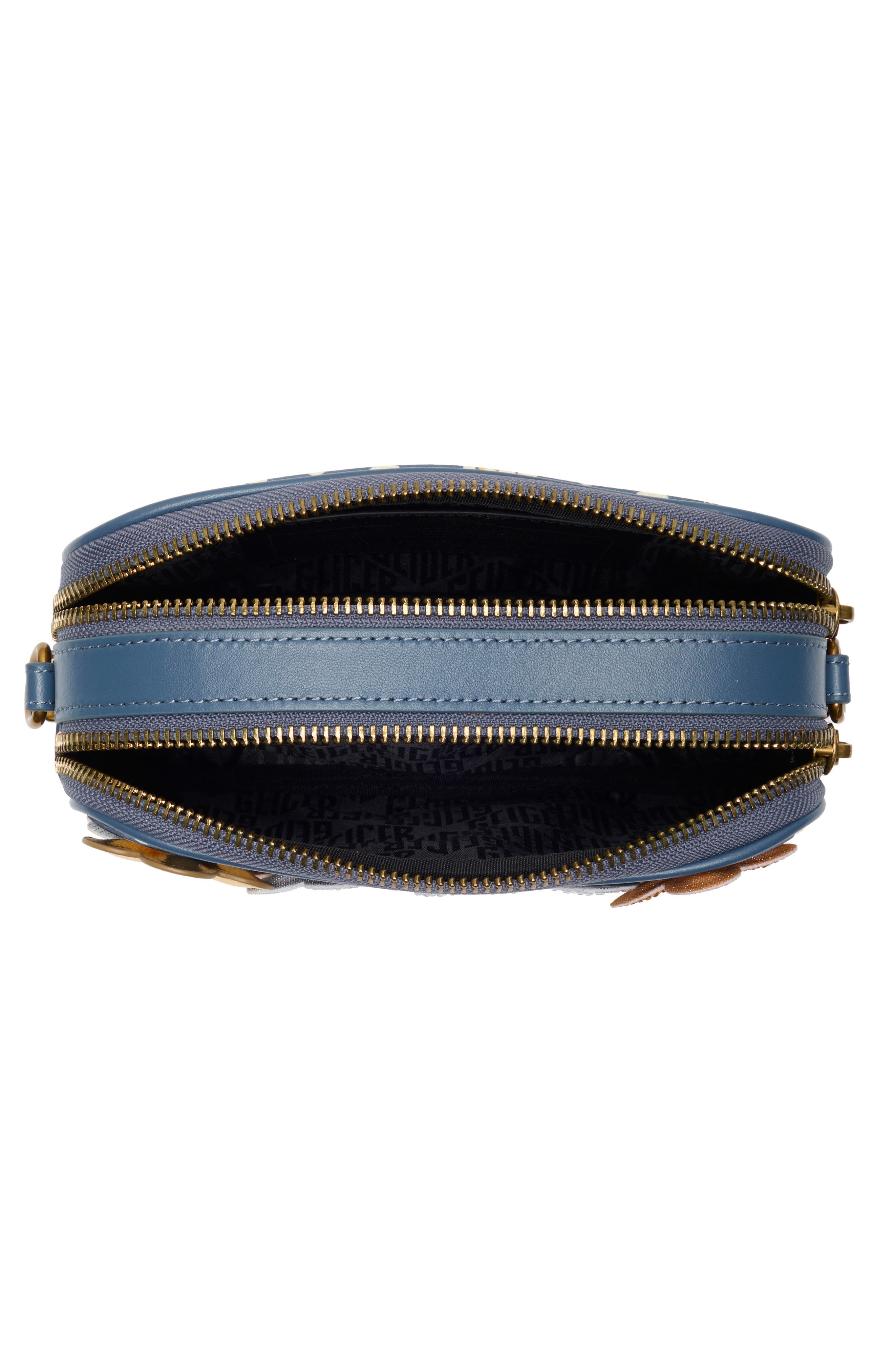 Kurt Geiger London Kensington Daisy Twill Camera Bag, Alternate, color, Blue Pale