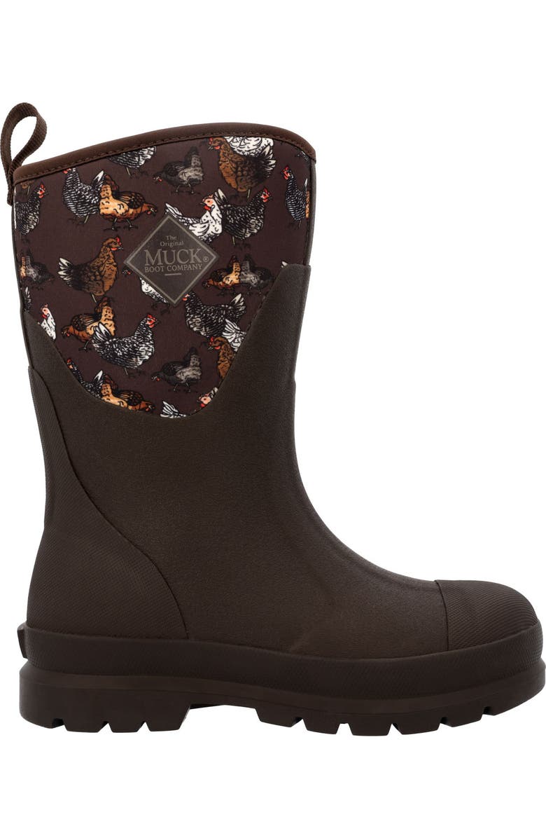 MUCK Women's Chore Classic Mid Work Boot, Main, color, Brown