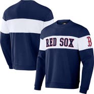 Darius Rucker Collection by Fanatics Men's Darius Rucker Collection by Fanatics Navy Boston Red Sox Stripe Pullover Sweatshirt