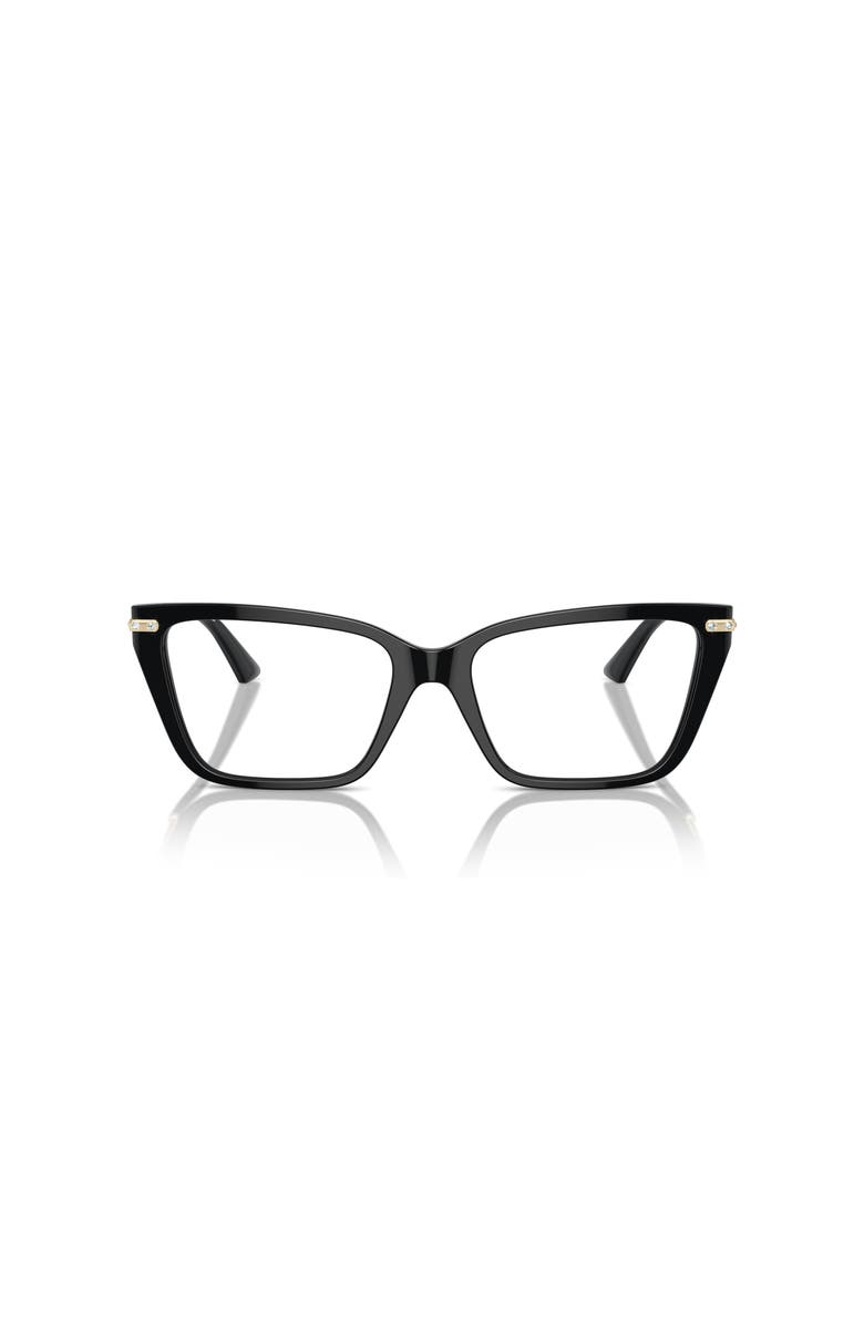 Jimmy Choo 53mm Cat Eye optical glasses, Alternate, color, Black