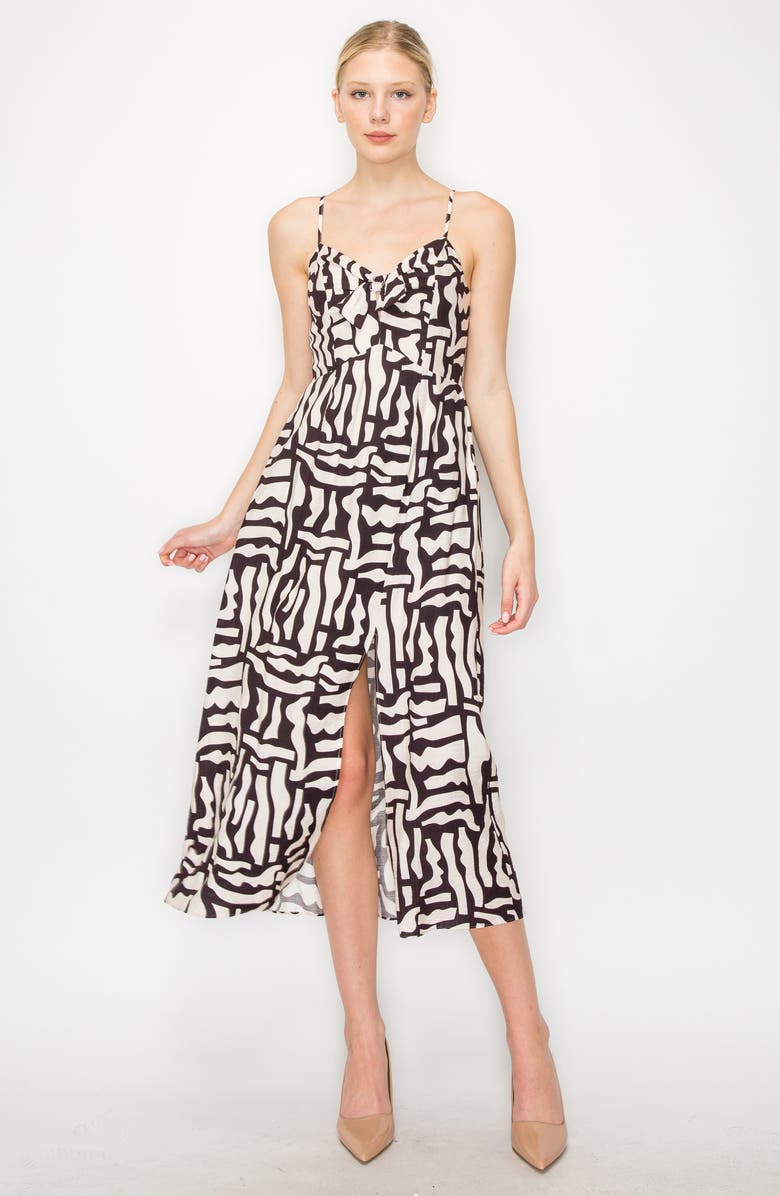 MELLODAY Printed Maxi Dress, Alternate, color,