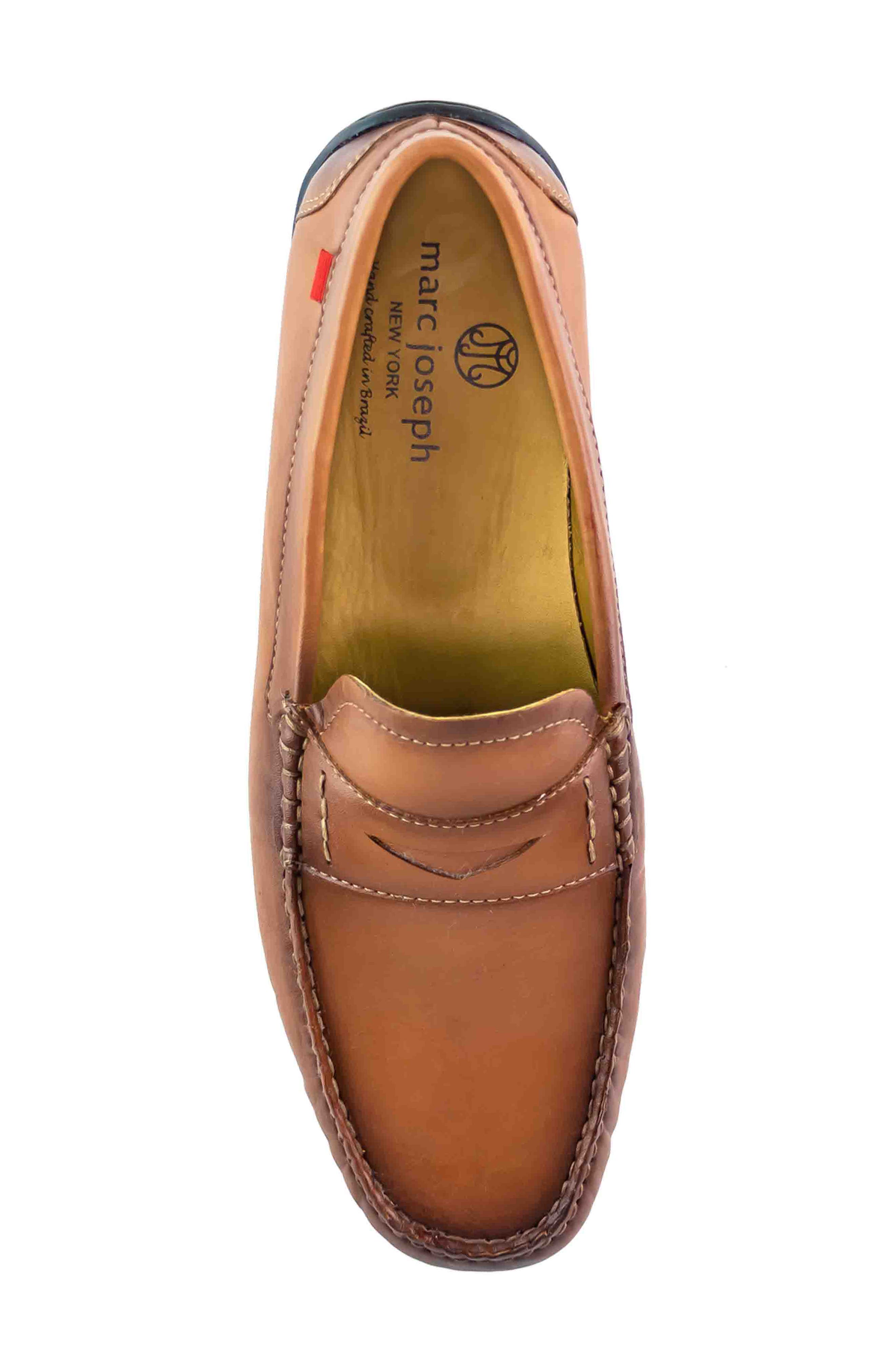 Hamilton Place  Leather Penny Driver Loafer, Alternate, color, WHISKEY BRUSHED NAPA