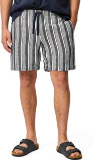 Rodd & Gunn The Laurels Stripe Cotton Blend Drawstring Shorts