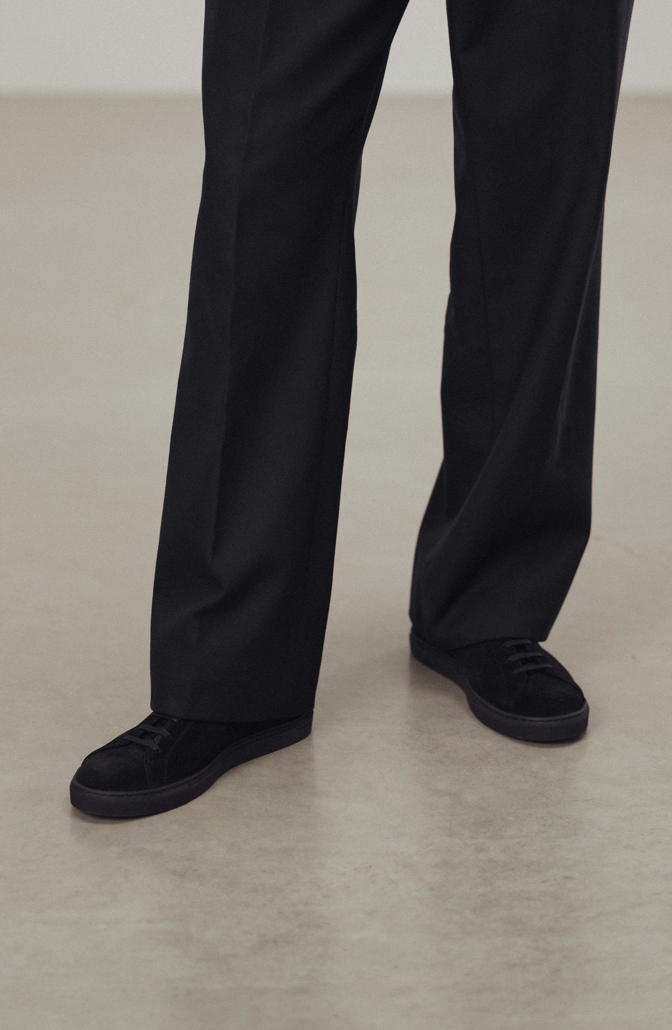 MORJAS The Sneaker 02, Alternate, color, Black Suede