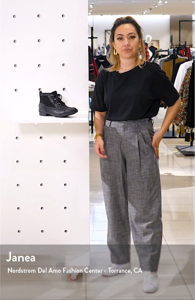 Heather Waterproof Lace-Up Bootie, sales video thumbnail