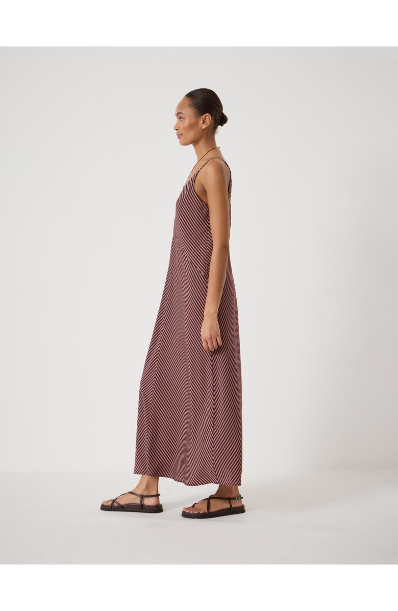 Hush Air Flow Seam Detail Maxi Slip Dress, Alternate, color, Stripe Purple