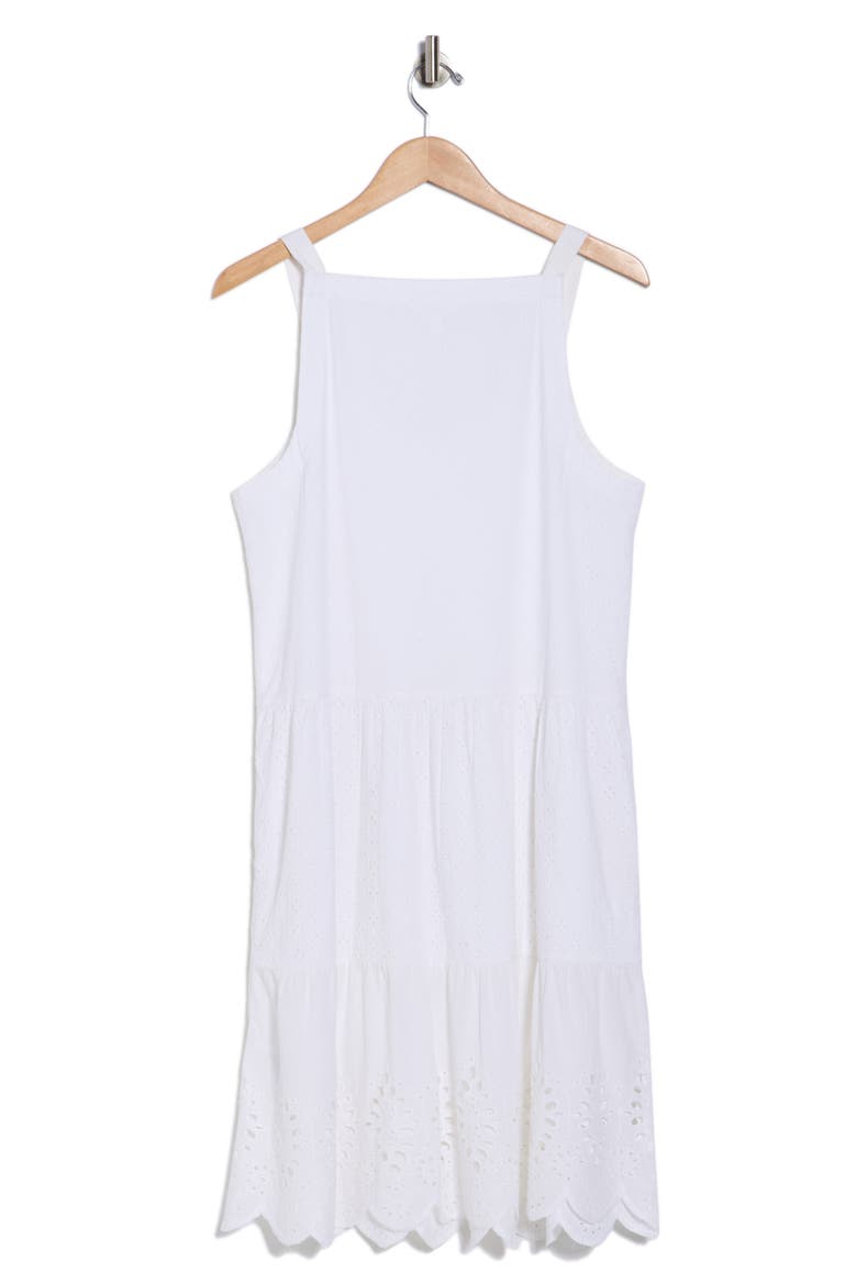 Napa Cotton Eyelet Sundress, Alternate, color, WHITE