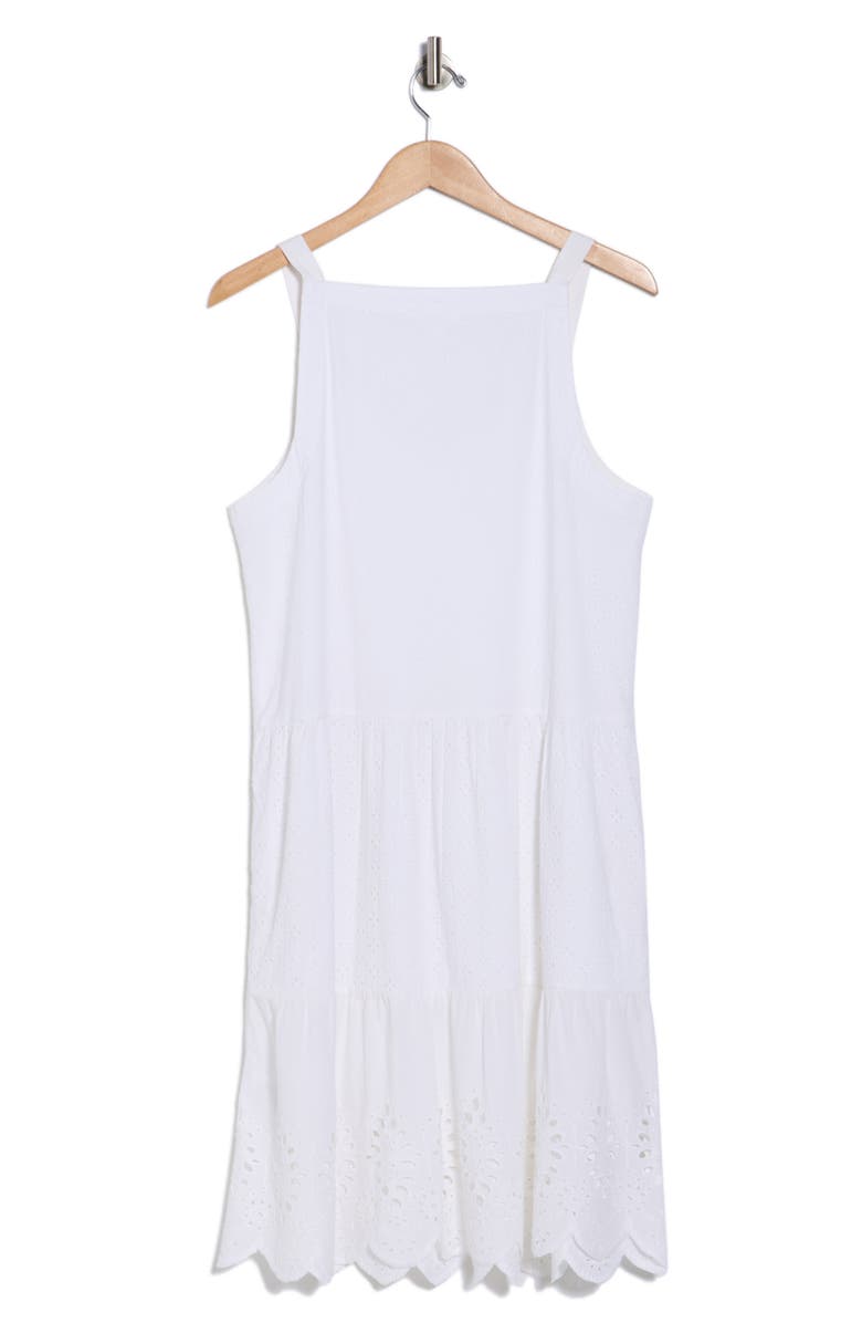 Splendid Napa Cotton Eyelet Sundress, Alternate, color, White