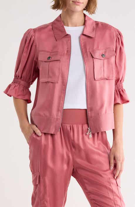 Cinq à Sept Holly Ruffle Sleeve Jacket