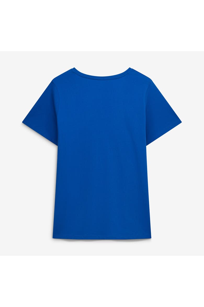 Women's Profile Blue New York Knicks Plus Size Sweep V-Neck T-Shirt, Alternate, color, Blue