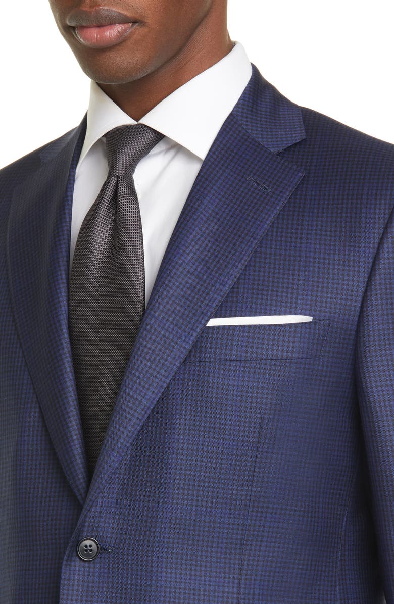 Canali Classic Fit Check Wool Sport Coat, Alternate, color, 