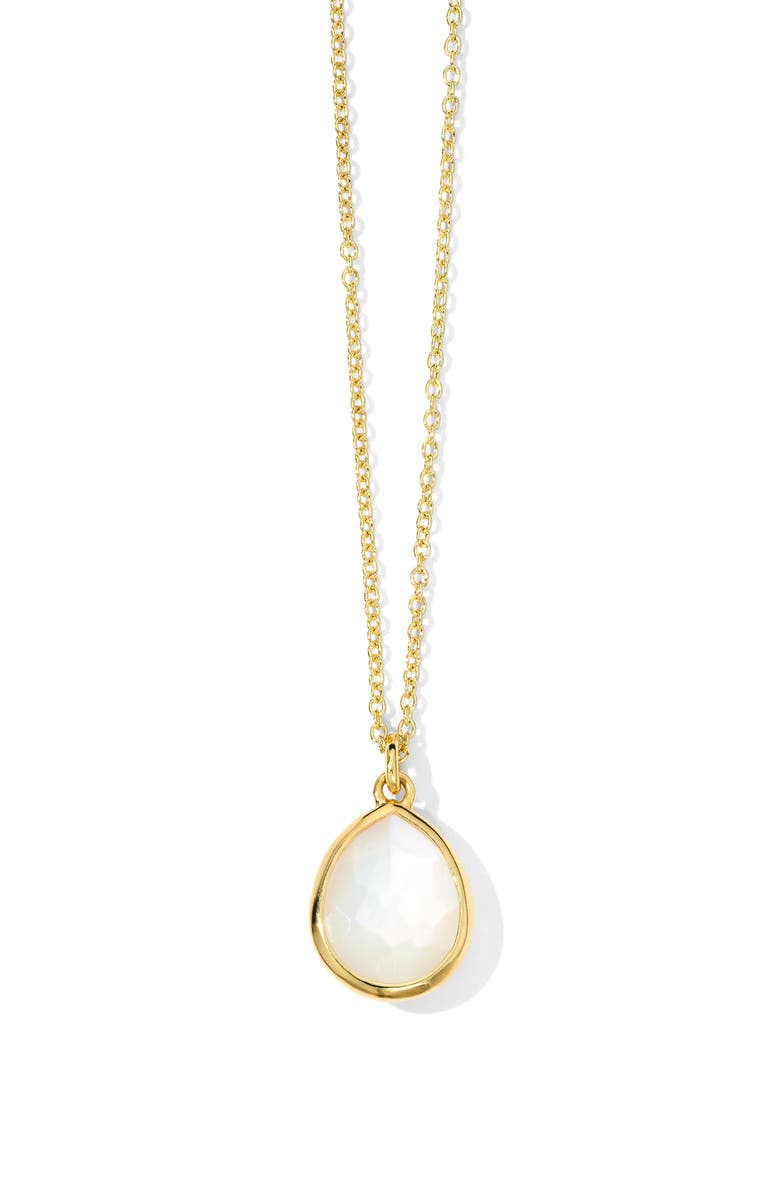 Ippolita Rock Candy Mini Teardrop Pendant Necklace, Main, color, 