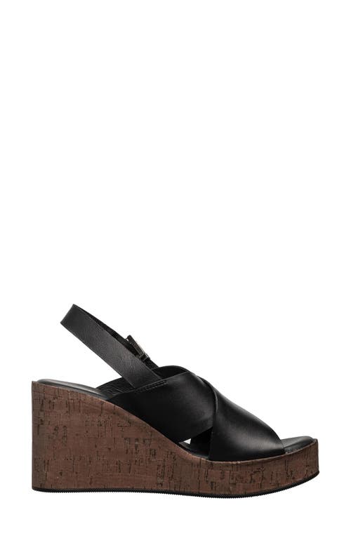 Antelope Aly Wedge Platform Sandal In Black