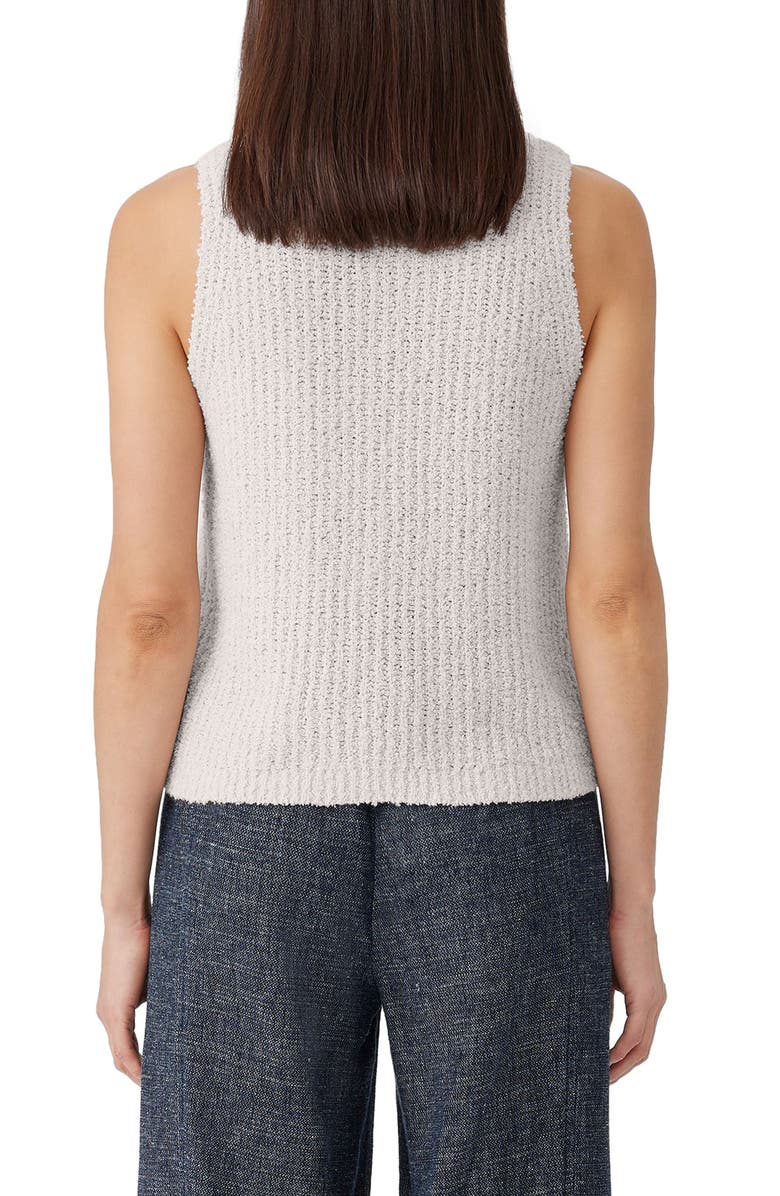 Eileen Fisher Organic Cotton Blend Sleeveless Sweater, Alternate, color, 