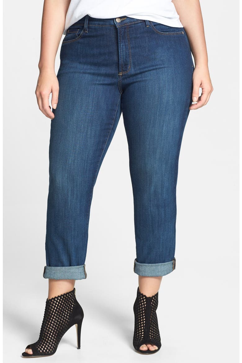 'Tanya' Cuff Slim Boyfriend Jeans, Main, color, CLARKSTON