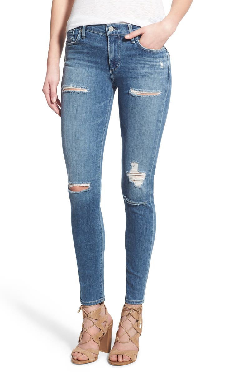 AGOLDE Sophie High Waist Skinny Jeans, Main, color,