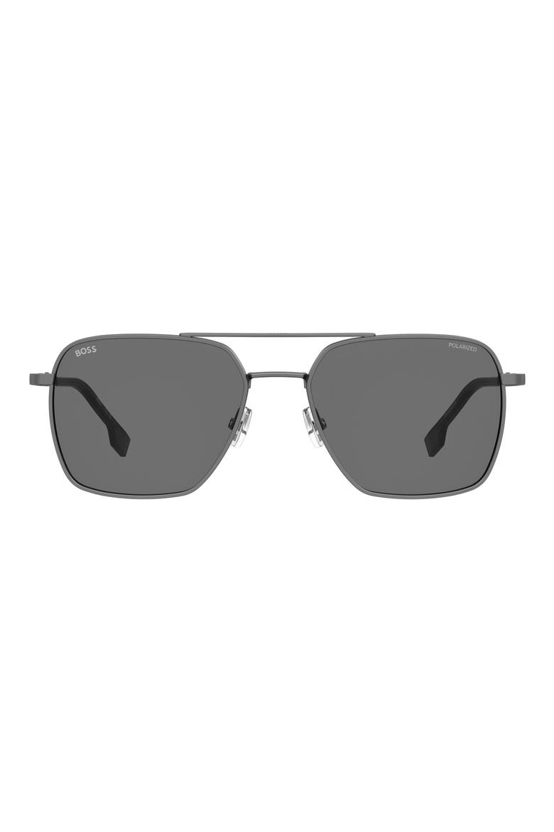 57mm Aviator Sunglasses, Main, color, 0R80-M9