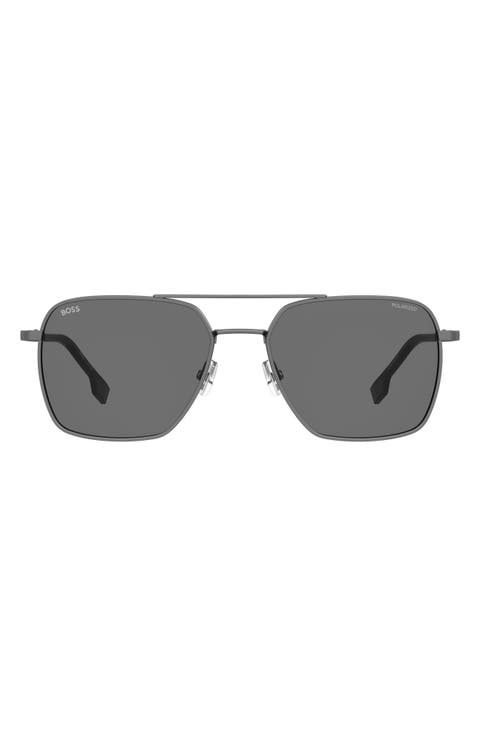 57mm Aviator Sunglasses