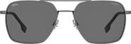 BOSS 57mm Aviator Sunglasses