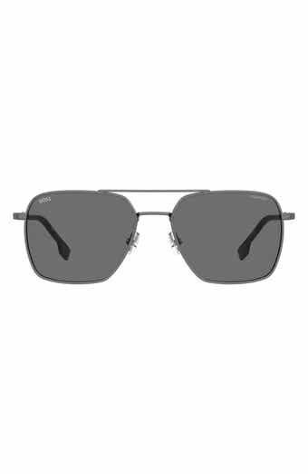 BOSS 57mm Aviator Sunglasses