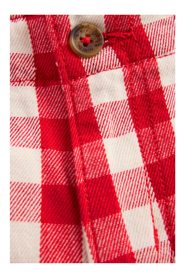 Kids' Smart Check Shorts, Alternate, color, RED GINGHAM