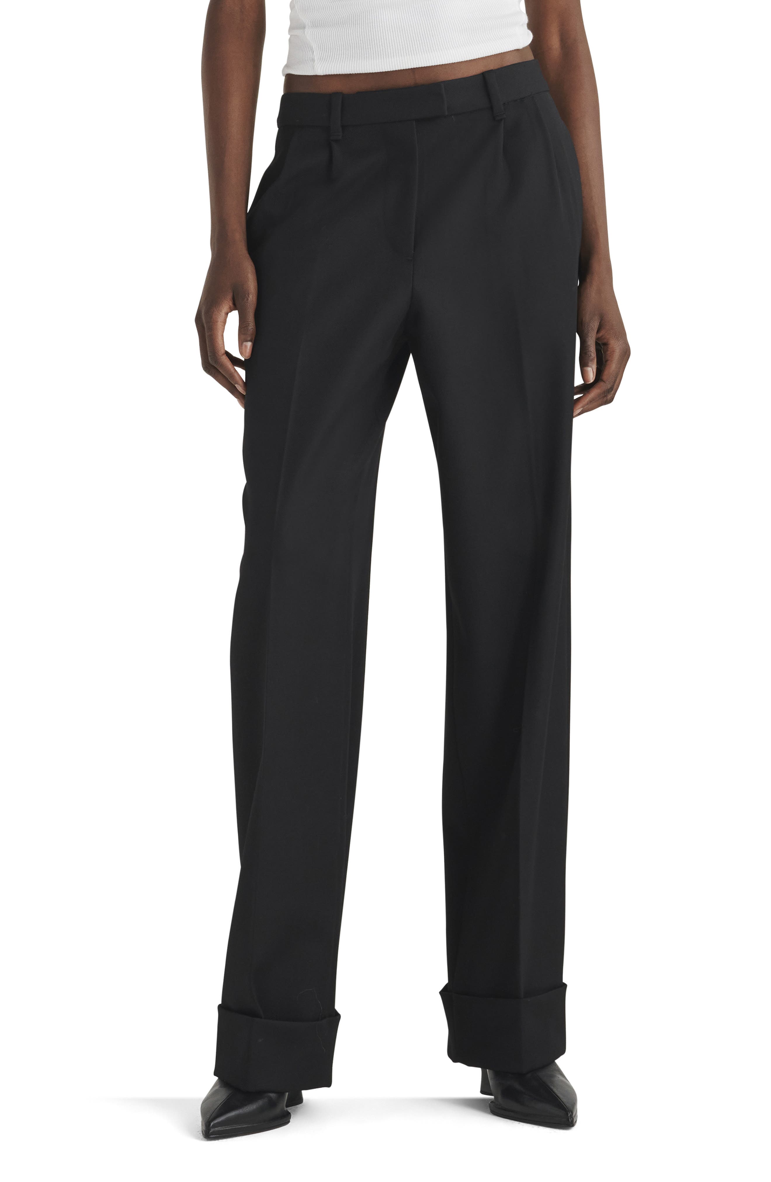 Marianne Virgin Wool Straight Leg Pants