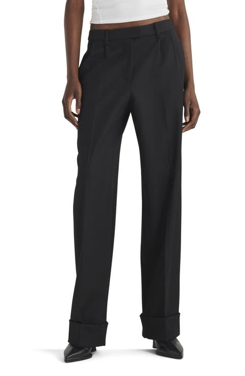 Marianne Virgin Wool Straight Leg Pants
