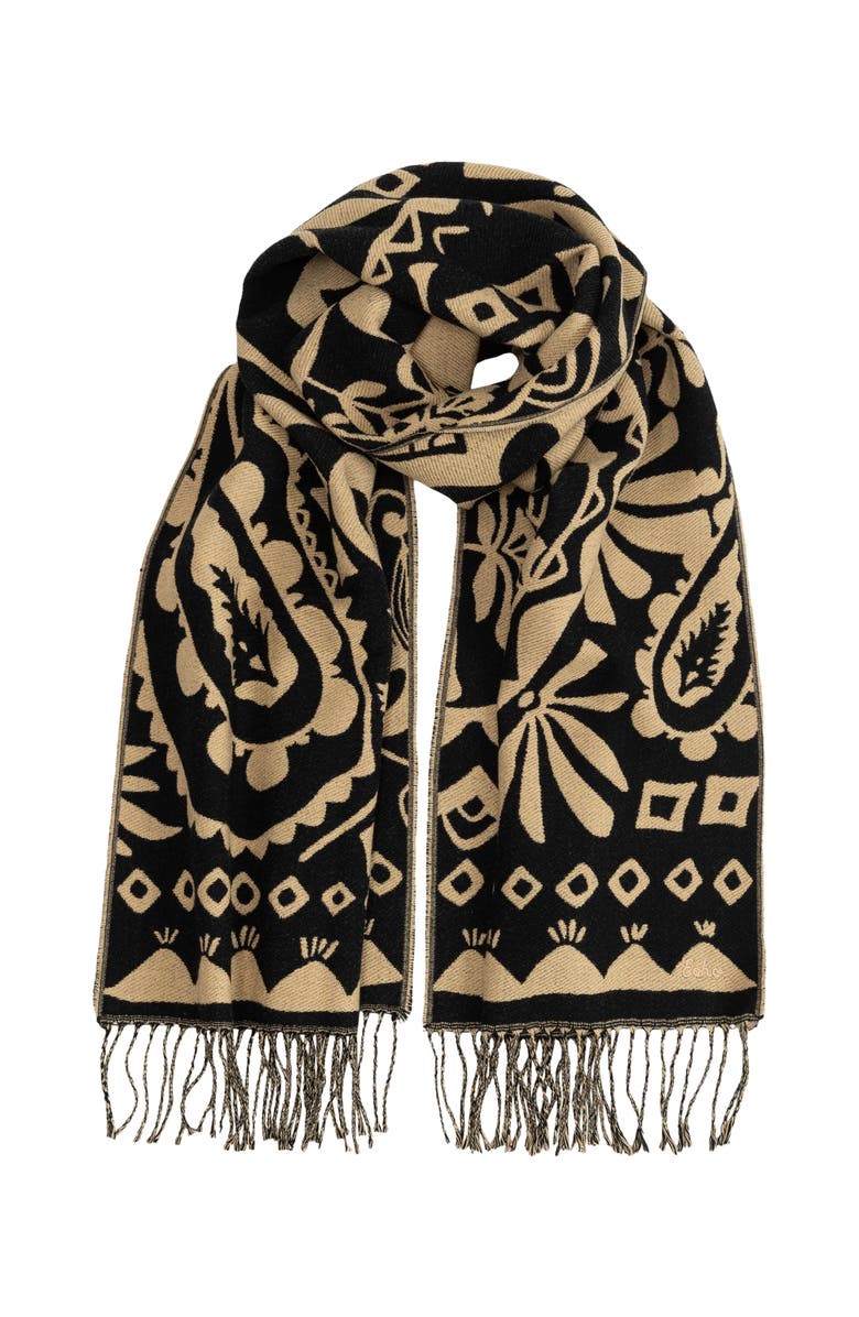 Echo Park Paisley Jacquard, Alternate, color, Black