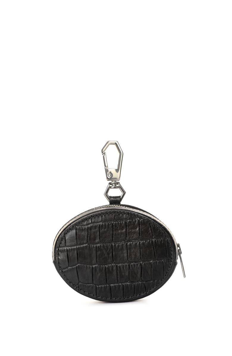 Velez Leather Coin Purse, Alternate, color, Black