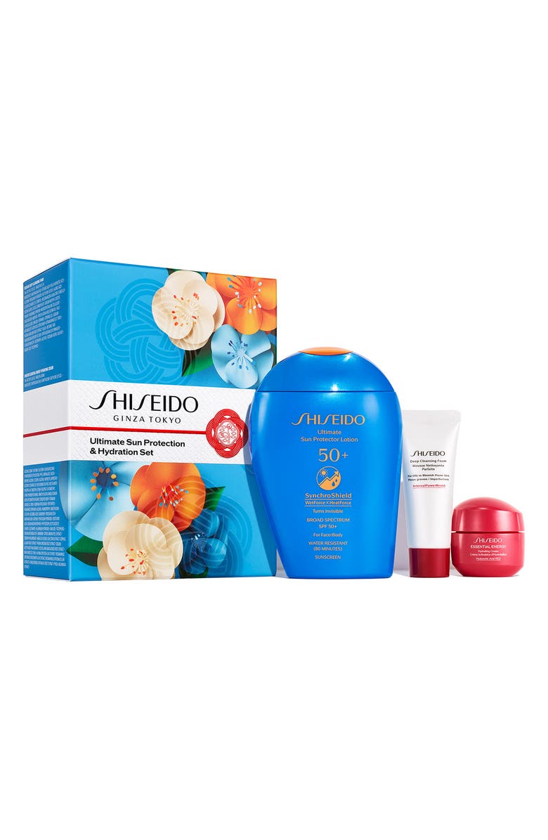 Shiseido Ultimate Sun Protection & Hydration Set (Limited Edition) $69 Value, Main, color, 