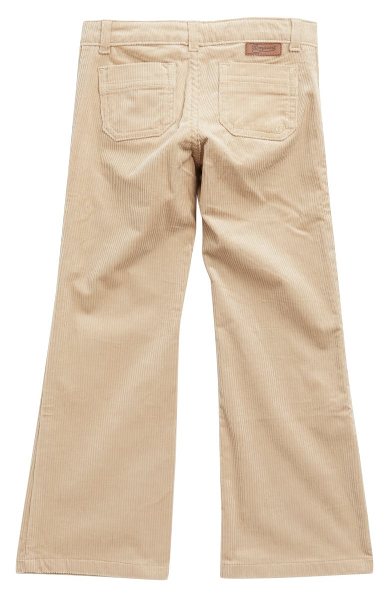 Bonpoint Kids' Cotton Stretch Corduroy Wide Leg Pants, Alternate, color, Beige 060
