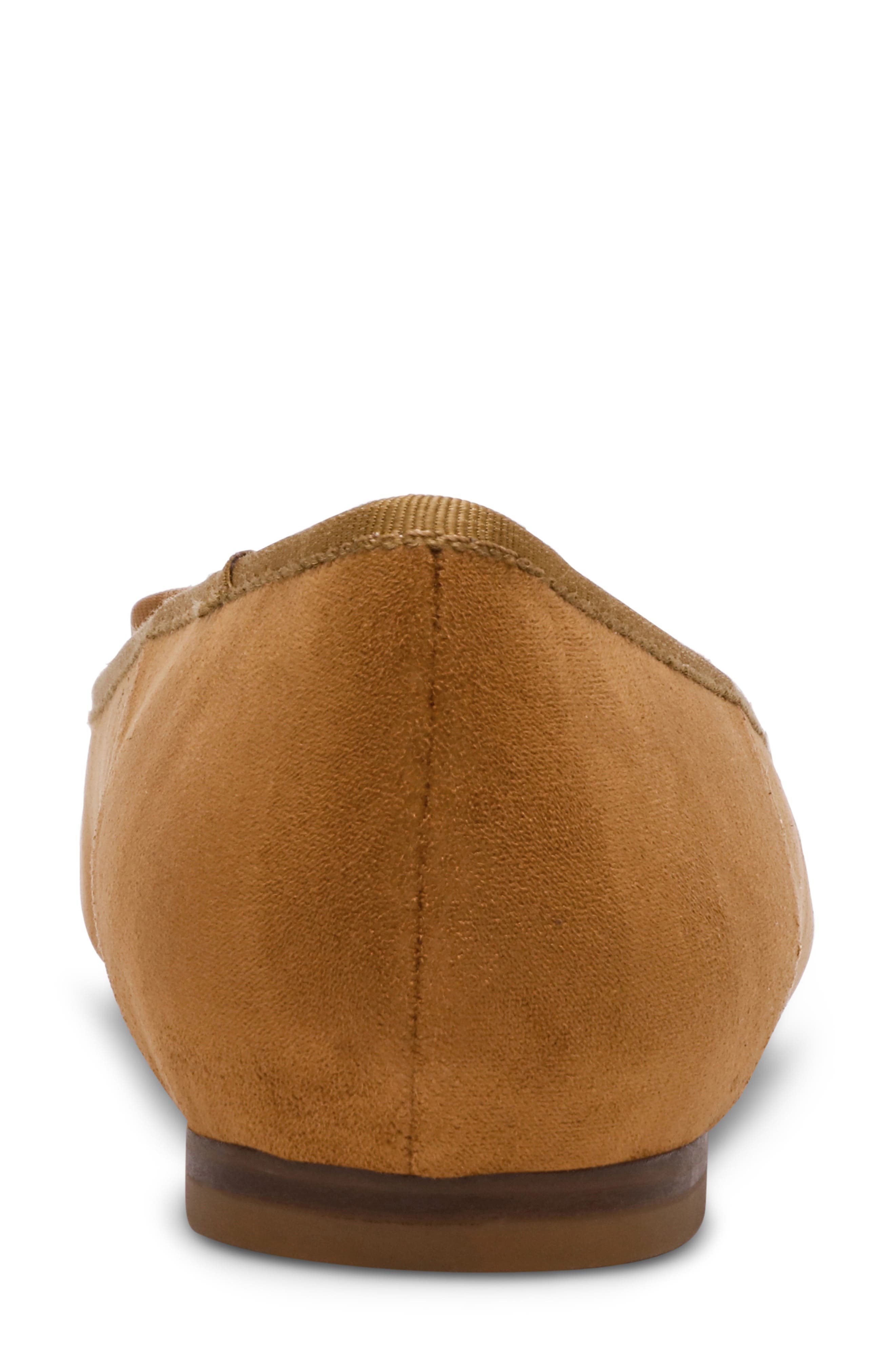 Anne Klein Ballet Flat, Alternate, color, Tan Suede