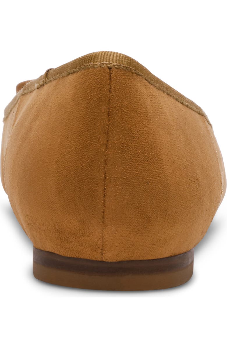 Anne Klein Ballet Flat, Alternate, color, Tan Suede