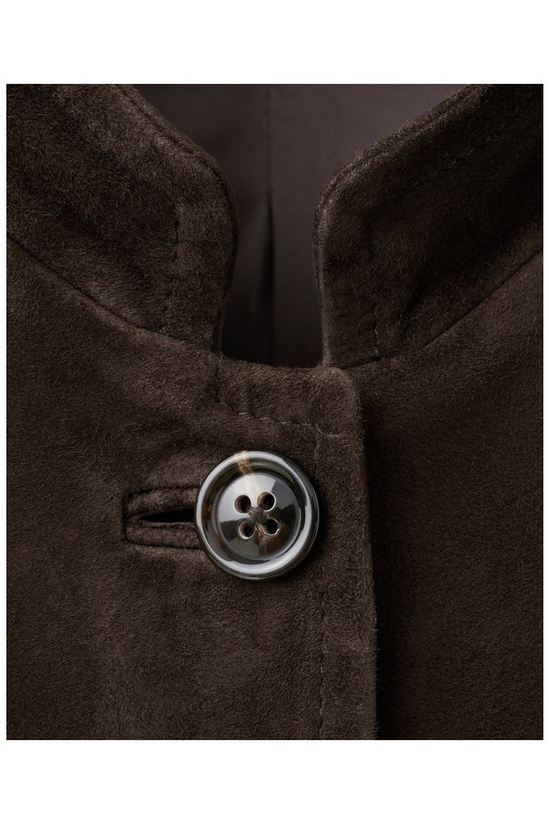 Suede Jacket, Alternate, color, BROWN