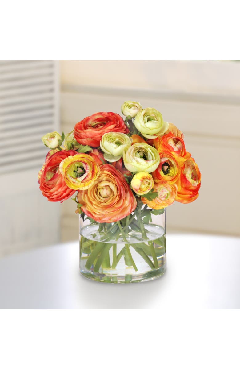 Winward Home Mixed Orange Ranunculus, Main, color, Orange