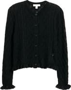 Treasure
Bond Pointelle Ruffle Edge Cardigan