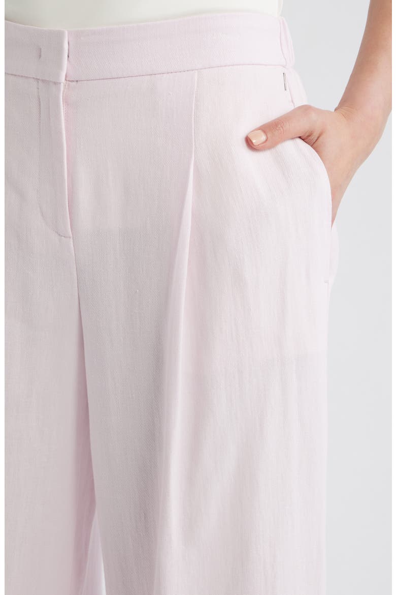 Tiana Pleated Wide Leg Pants, Alternate, color, OCEAN ROSE