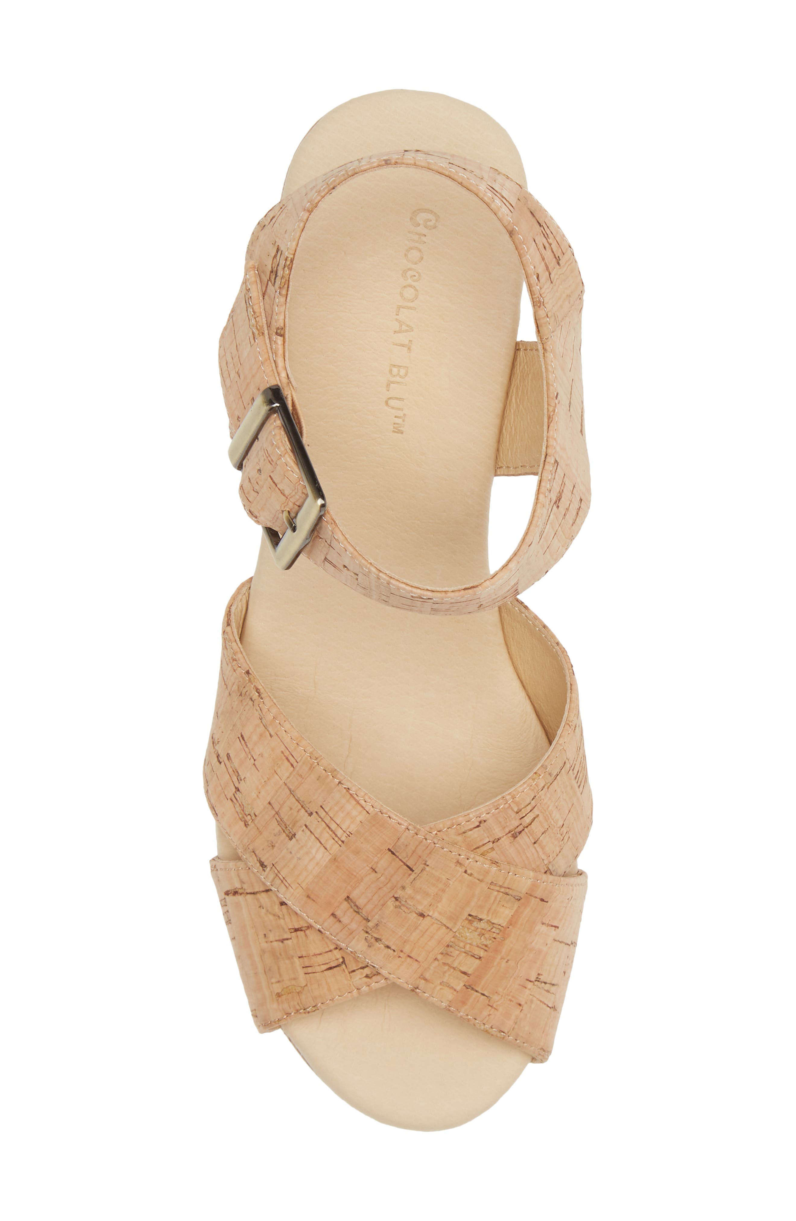 Chocolat Blu Cork Platform Sandal, Alternate, color, Cork