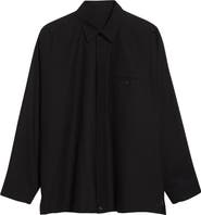Homme Plissé Issey Miyake Streamlined Cotton Button-Up Shirt