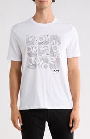 DKNY SPORTSWEAR Boucing Box Graphic T-Shirt