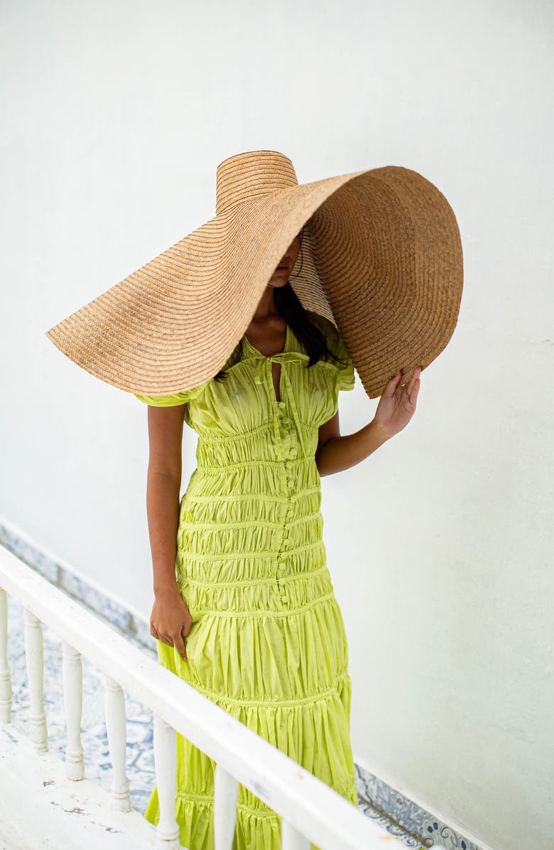BRUNNA.CO The Solana Oversized Straw Hat, Alternate, color, Beige