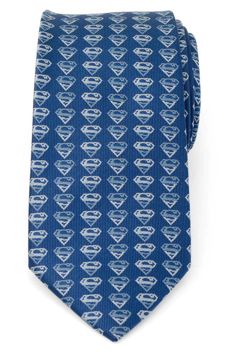 Cufflinks, Inc. x DC Comics Superman Shield Silk Blend Tie, Main, color, 