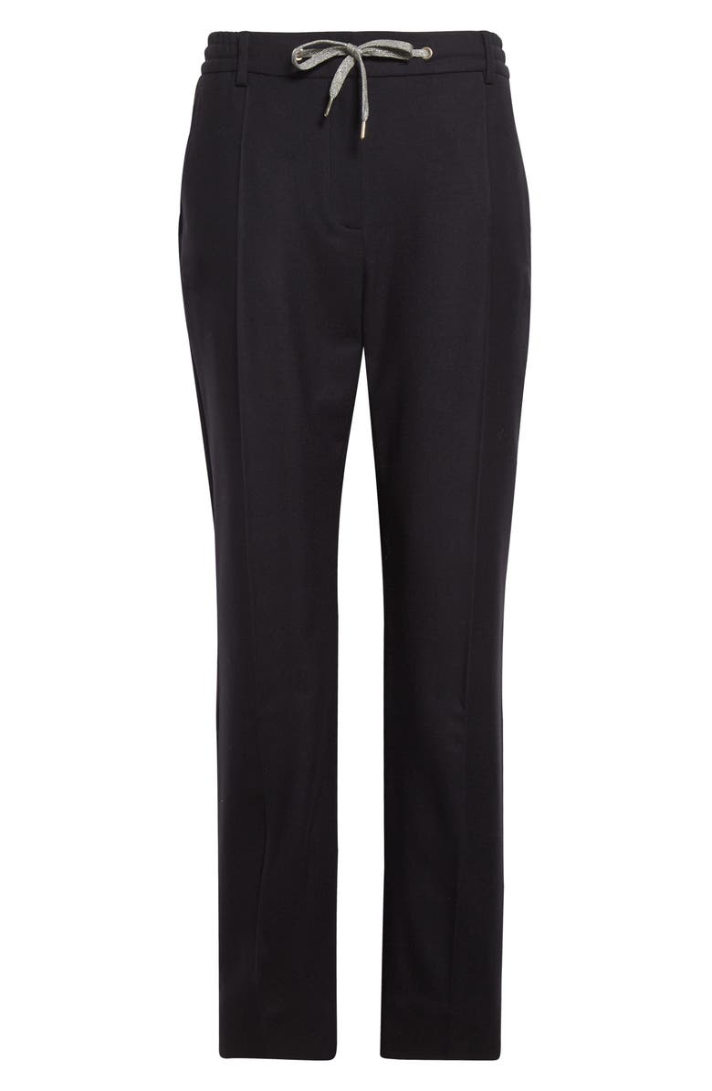 Eleventy Stretch Wool Flannel Narrow Leg Pants, Alternate, color, 11N New Blue