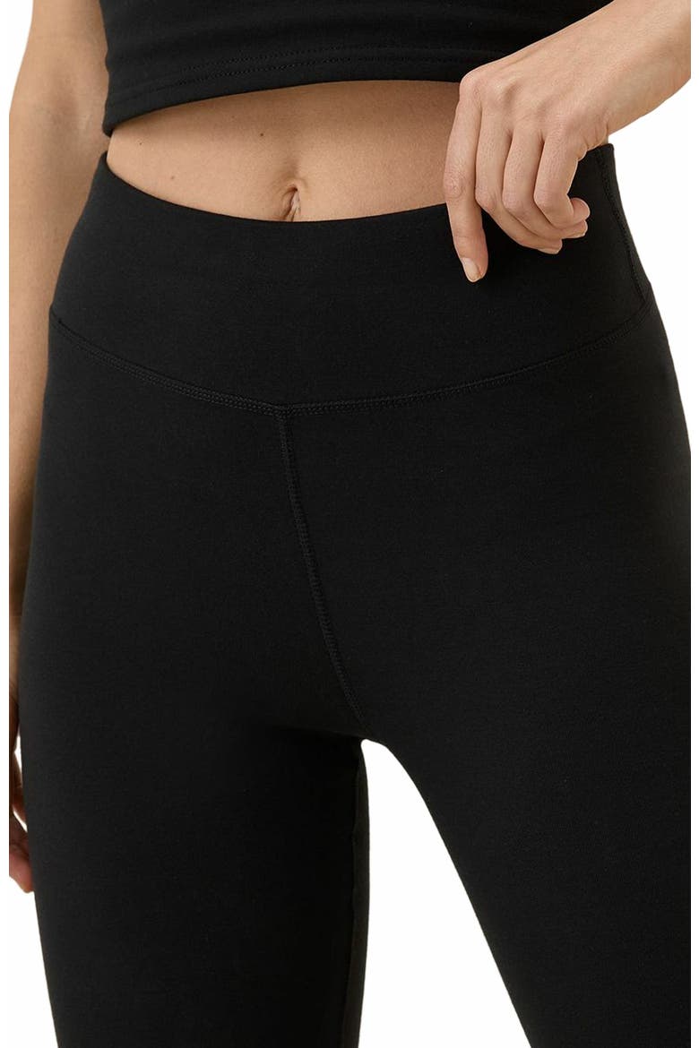 Organic Cotton On the Go-To Legging, Alternate, color, Black