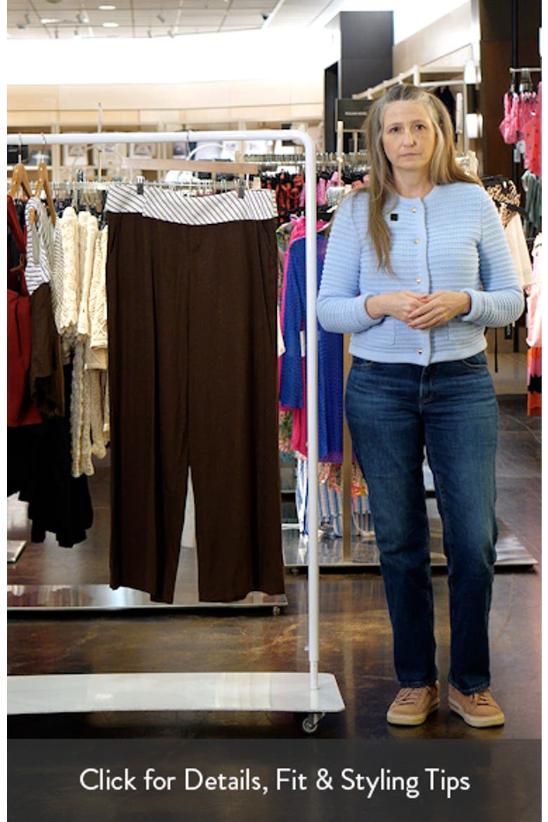 Past Life Foldover Waist Wide Leg Pants video