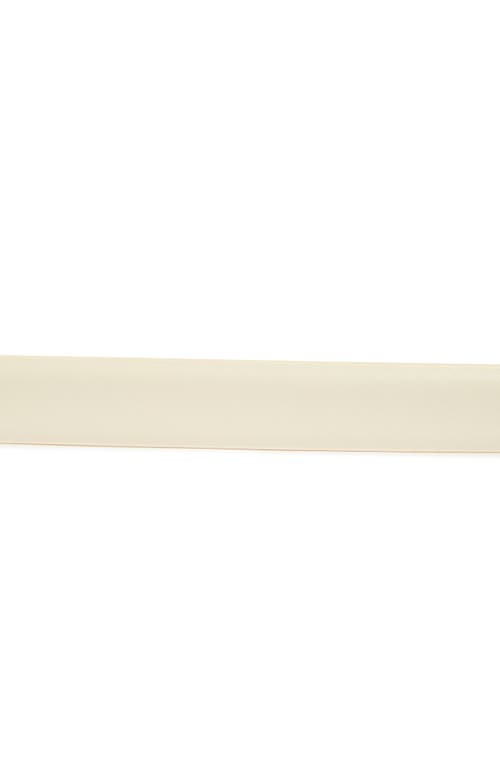 Nordstrom Rack Faux Leather Skinny Belt In White
